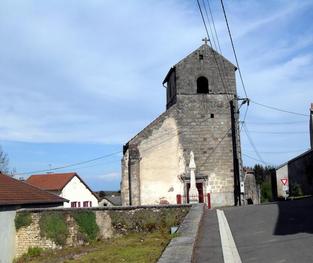 L'église Saint-Martin à Bourbévelle