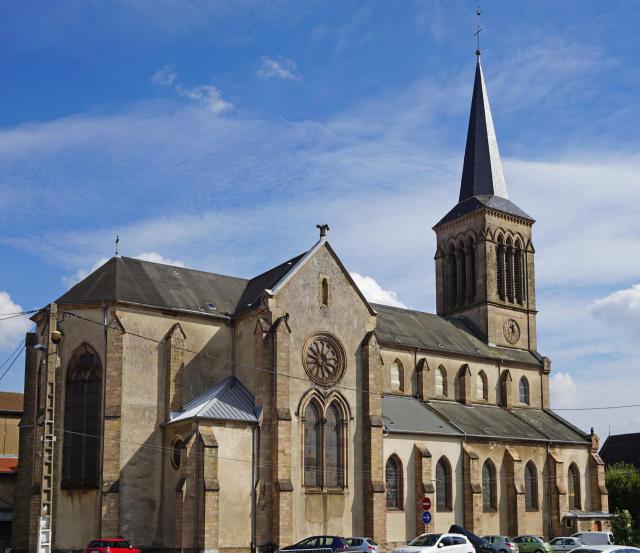 L'église catholique Saint-Christophe d'Héricourt.