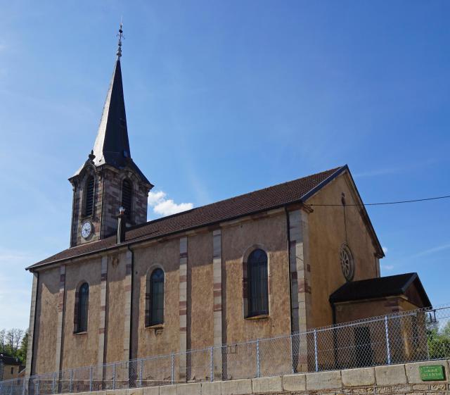 Le temple luthérien de Magny-Danigon.