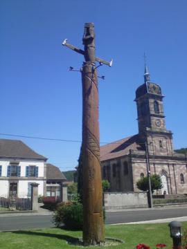 sculpture du bucheron
