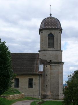 Eglise de Chariez (Haute-Saône), datant des années 1780. Monument historique
