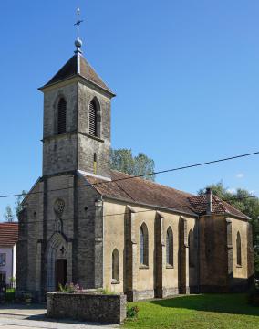 L'église de Beveuge.