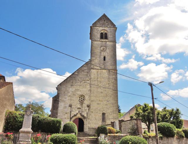 Eglise saint Rémi à Anjeux.