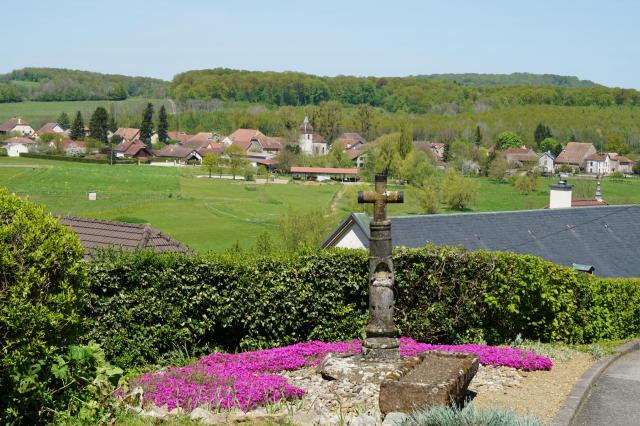 Vue générale de Saint-Sulpice (Haute-Saône).