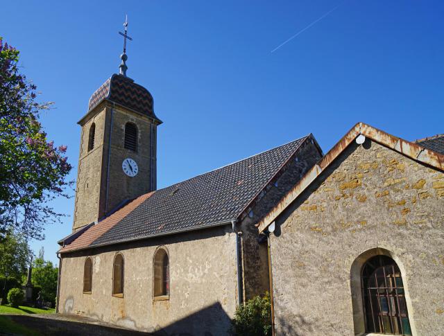 L'église d'Arpenans.