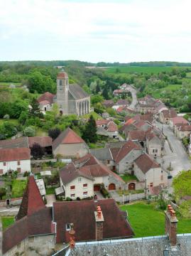 Rupt-sur-Saône, vu depuis le donjon du château.