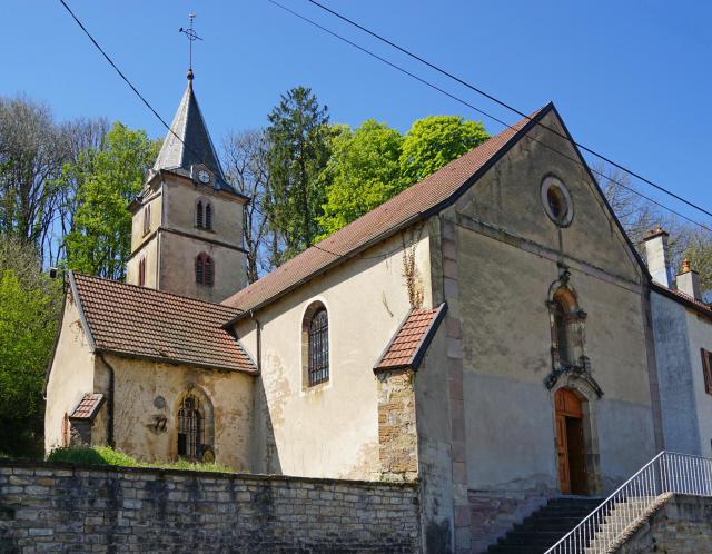L'église de Gouhenans.