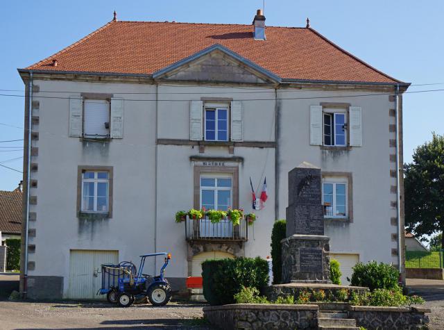 La mairie de Fallon (Haute-Saône).