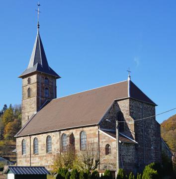 L'église Notre-Dame-de-l'Assomption de Servance.