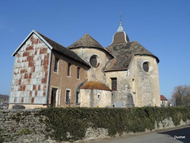 Cirey lès Bellevaux, Haute Saône - L'église