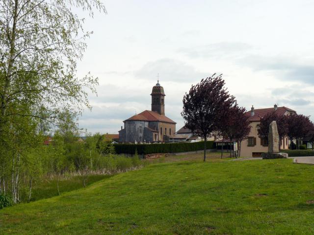 Vue d'Ecromagny (Haute-Saône, France)