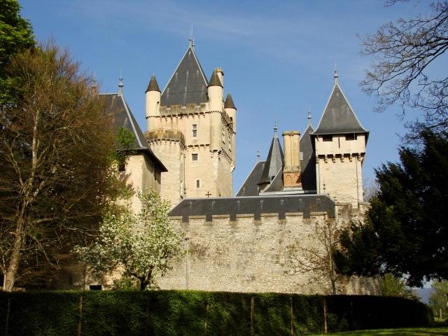 Vue du château de Chazey-sur-Ain