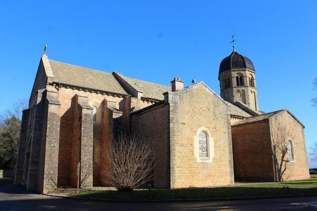 Église Sainte-Madeleine de Charnay-lès-Mâcon.