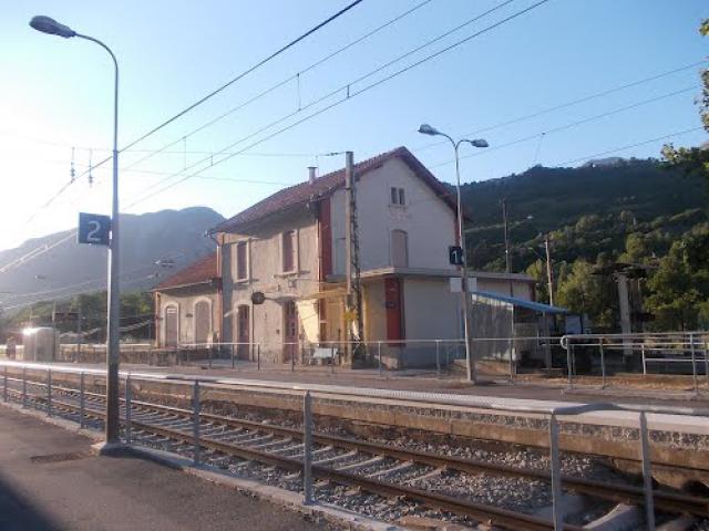 Les quais de la Gare de Luzenac-Garanou - Garanou, le 16 juillet 2012