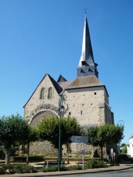 Melleray, Sarthe,, Fr, église (4)