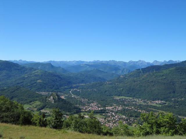 looking south from Pech de Foix