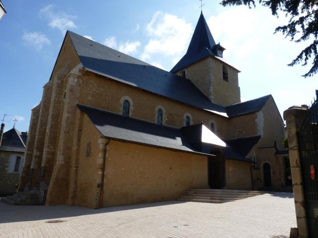 Sarthe - Malicorne - Eglise Saint Sylvestre