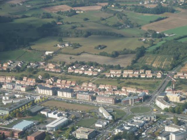 Le Mans, le front d'urbanisation