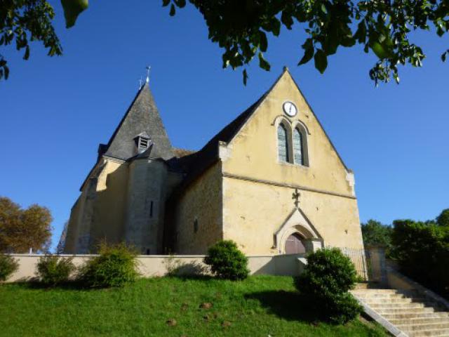 l'église saint brice à Courcival