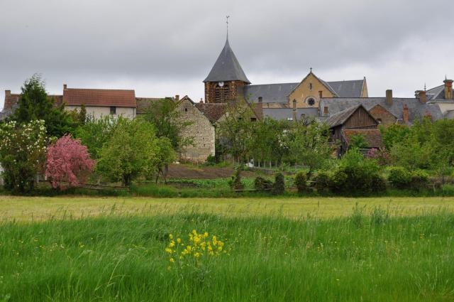 Vue générale d'Yvré-le-Pôlin (Sarthe)