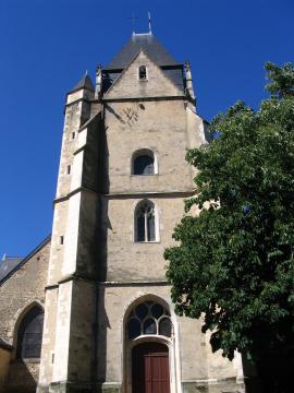 L'église de Connerré, Sarthe, France.