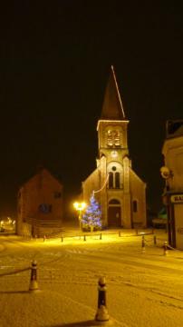 Church of st georges under snow
