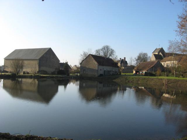 La Basse Cour - étang in winter