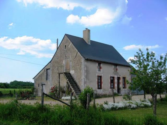 Vaas environs.Type de maison sarthoise