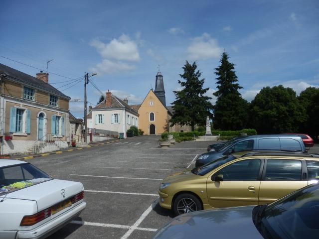 Vue de la place de l'église