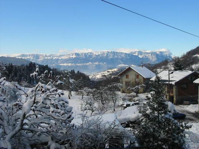 vue enneigée depuis repidon
