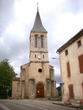 Église Notre-Dame-de-l'Assomption de Prayols (Ariège, France).