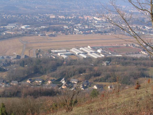 vue aerodrome challes les eaux