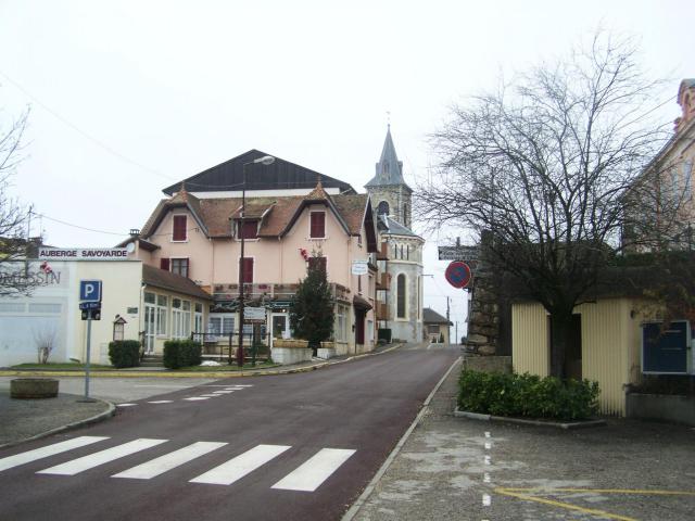 Centre de la commune de Domessin en Savoie.