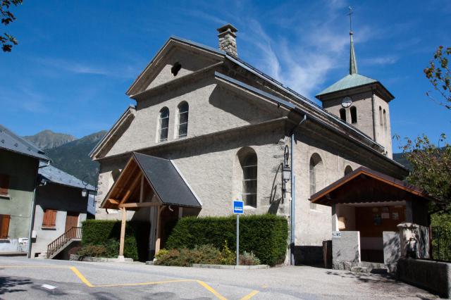 Église Saint-Jean-Baptiste de Pussy / Commune de La Léchère / Savoie / France