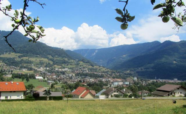 Ugine vue générale depuis Outrechaise