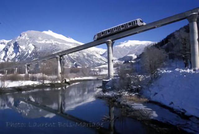 Bourg St Maurice-Les Arcs, funiculaire Arc en ciel