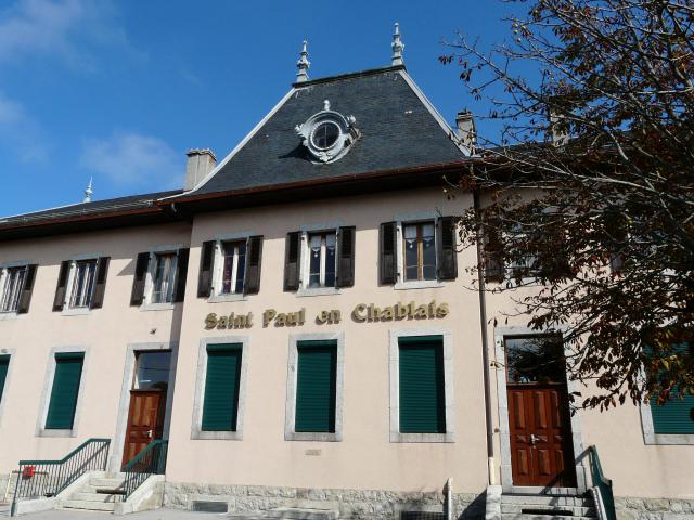 L'école de saint-paul-en-Chablais, logée dans l'ancienne mairie