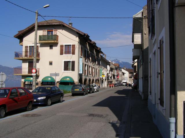 Rue Nationale à Saint-Gingolph