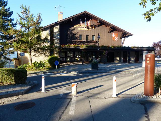 La mairie de Lucinges, Haute-Savoie, France.