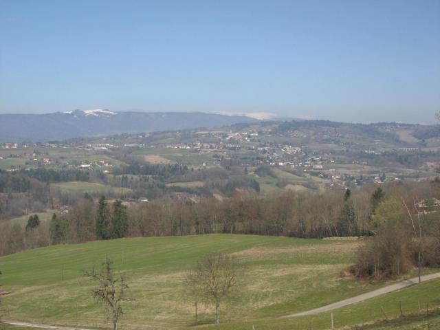 Vue d'ensemble de Groisy depuis Villaz