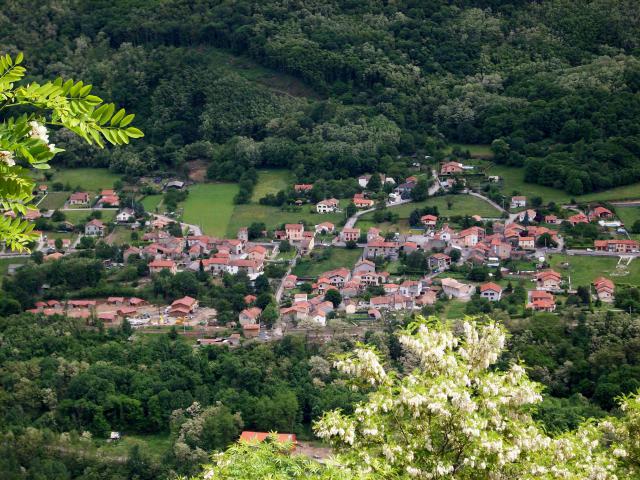 Vue de Garrabet depuis le belvédère de Seignaux