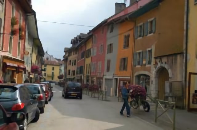 Maisons colorées
