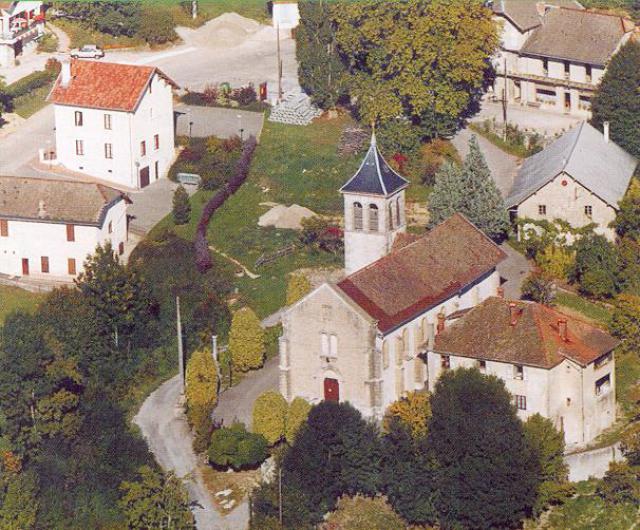 Chef lieu de Choisy. Vue aérienne.