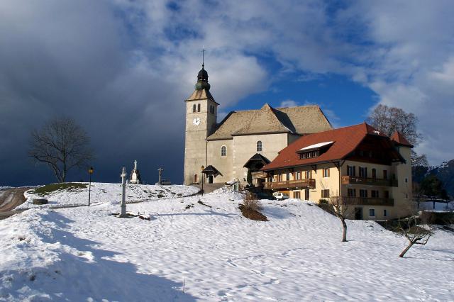 L'église de Mont-Saxonnex
