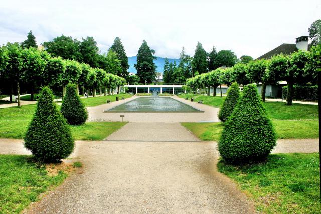 Parc thermal de Thonon-les-Bains.