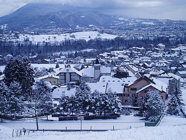 Argonay sous la neige