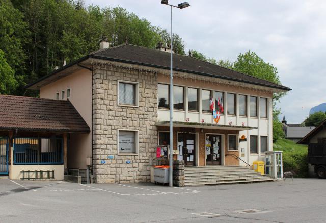 La mairie de Châtillon-sur-Cluses.