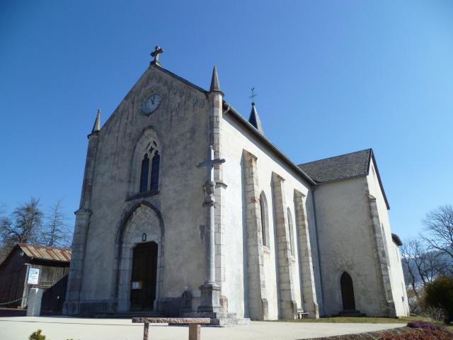 The Burdignin church in Haute-Savoie, France.