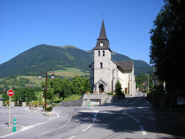 Saint-Jean-de-Tholome Church in Haute-Savoie, France.