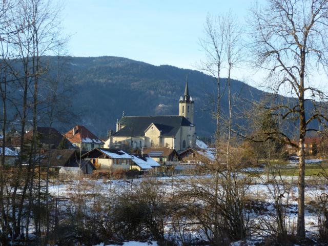 Boëge Church in Haute-Savoie, France
